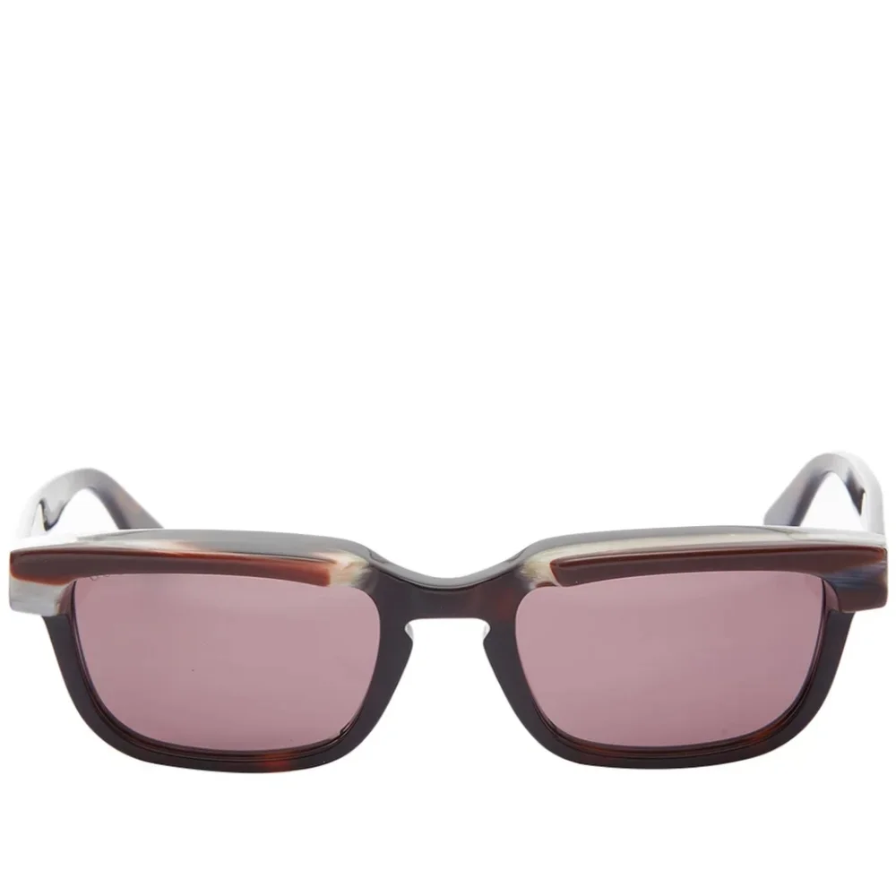 21. NWT GUCCI GG1166S RECTANGULAR FRAME SUNGLASSES IN HAVANA & BROWN